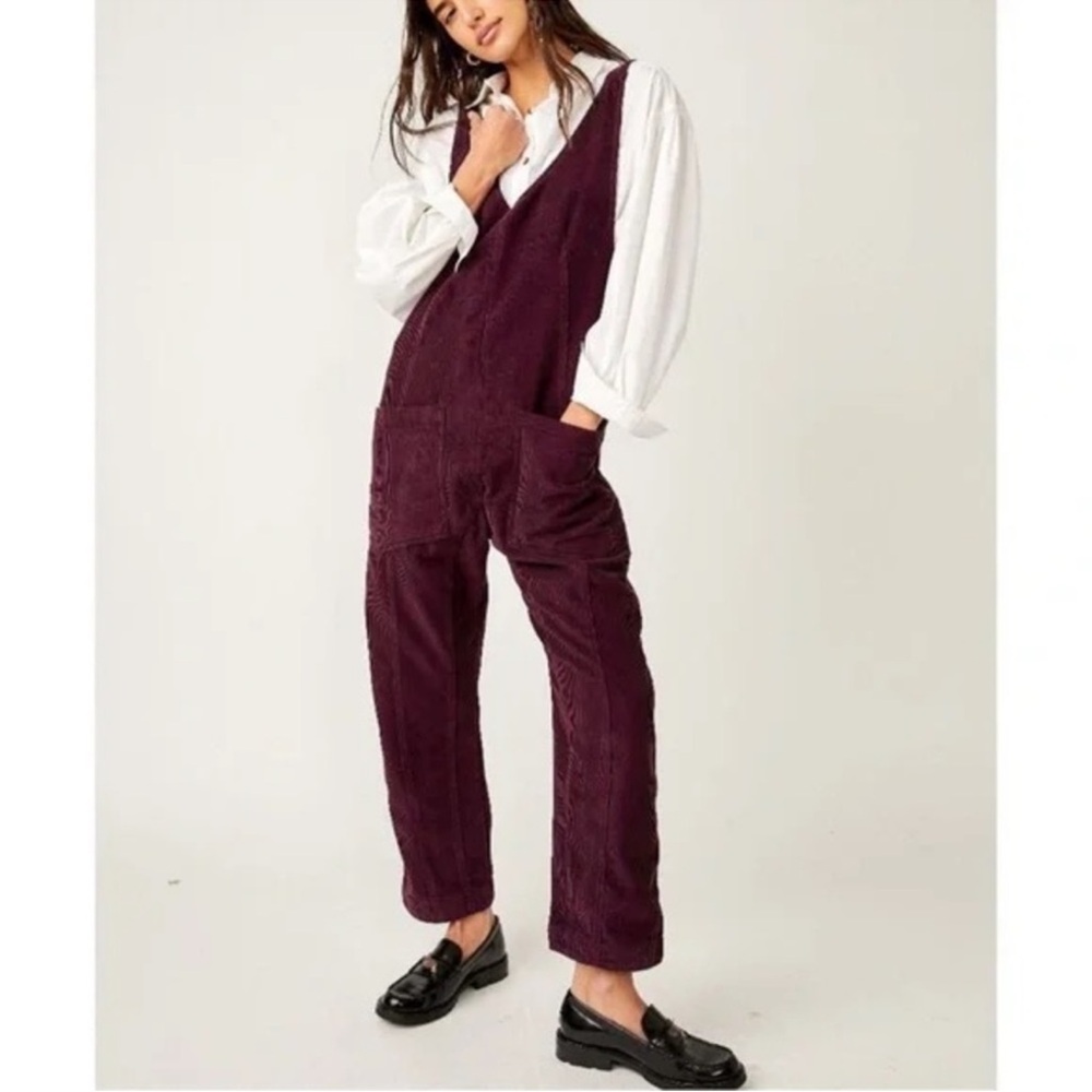 Free People High Roller Corduroy Jumpsuit / Overalls